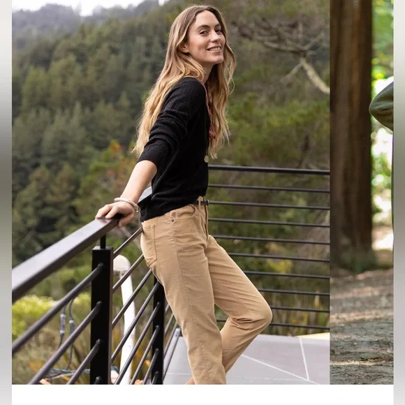 Carve Designs Carson Cord in Camel Size 6 - Picture 6 of 6